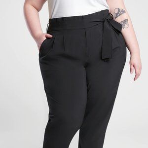 ATHLETA Skyline Pant II Black Paper Bag Waist {GG17}